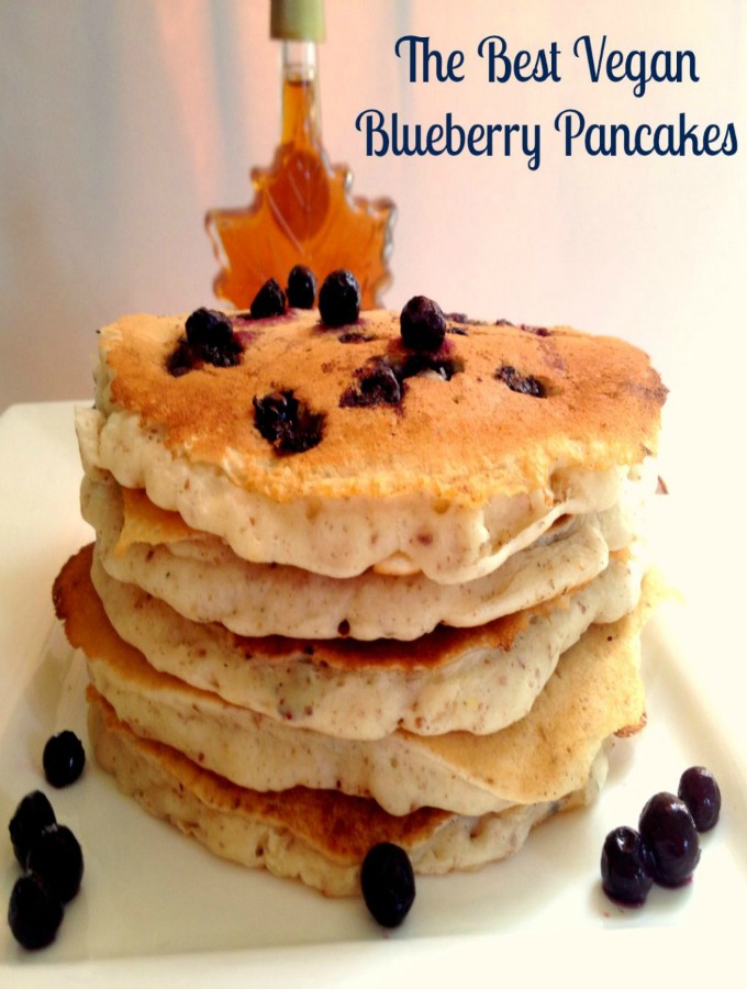 Vegan Blue Berry Pancakes
