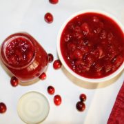 Well it’s that time of the year again when we all look for a good cranberry sauce recipe. But I was looking for an extra bite