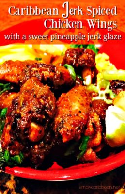 Caribbean Jerk Spiced Chicken Wings