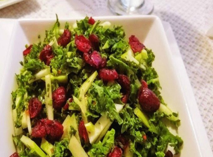 apple salad with kale