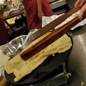 Dabla Dabla is a wooden spoon used for turning or flipping roti